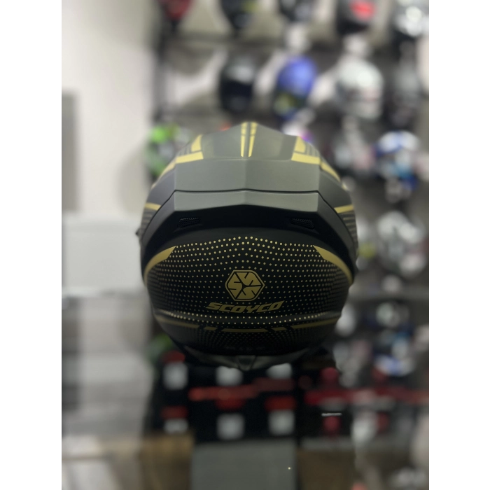 869 Blade Siyah Sarı Kapalı Kask