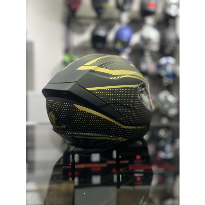 869 Blade Siyah Sarı Kapalı Kask