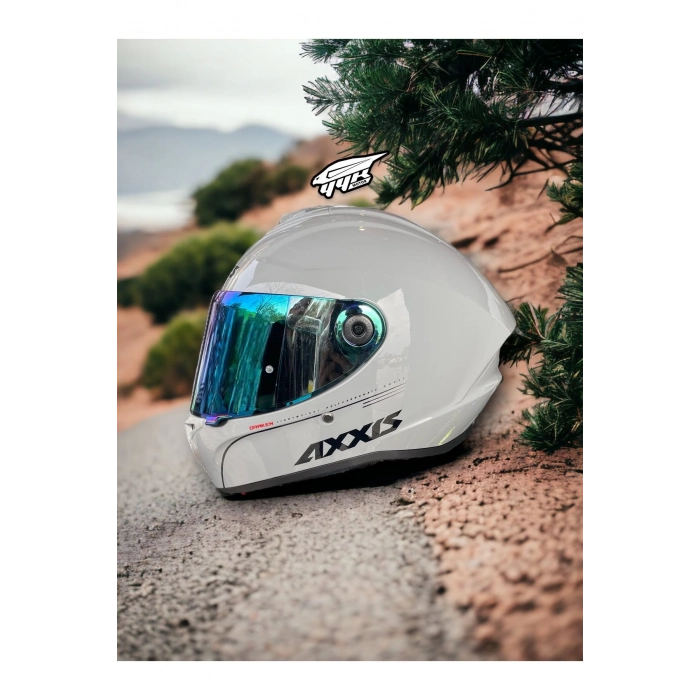 Draken Nardo Gri. 2 Vizörlü + Sticker Hediyeli, Mat Motosiklet Kapali Kask