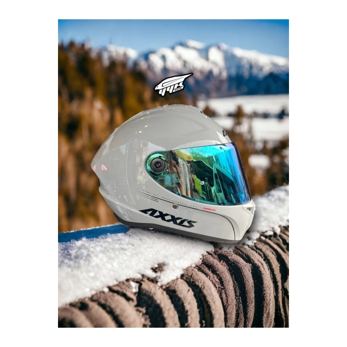 Draken Nardo Gri. 2 Vizörlü + Sticker Hediyeli, Mat Motosiklet Kapali Kask