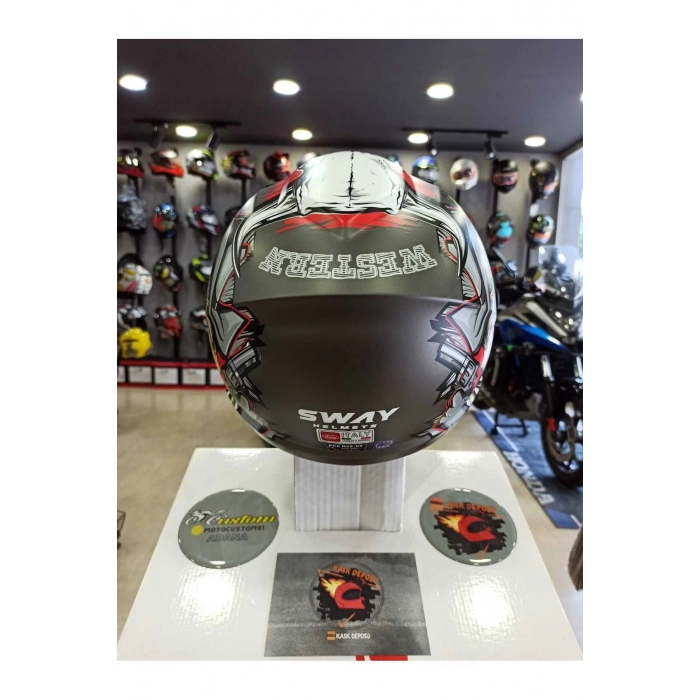 SW765 Mat Wanted Açık Yazlık Kask (GÜNEŞ GÖZLÜKLÜ)