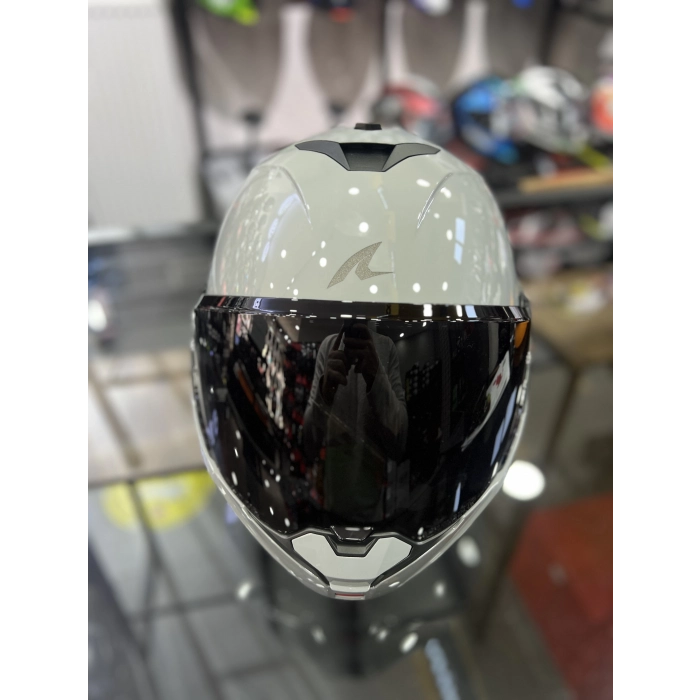 Oxo Nardo Gri Çene Açılır Kask Siyah Vizörlü (+1 Şeffaf Vizör)