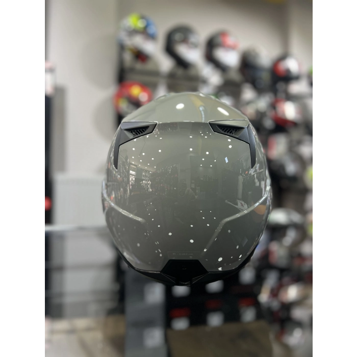 Oxo Nardo Gri Çene Açılır Kask Siyah Vizörlü (+1 Şeffaf Vizör)