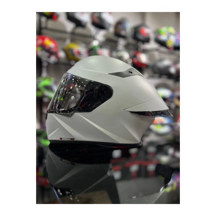 TT-REVO MATT GREY KASK ŞEFFAF VİZÖRLÜ
