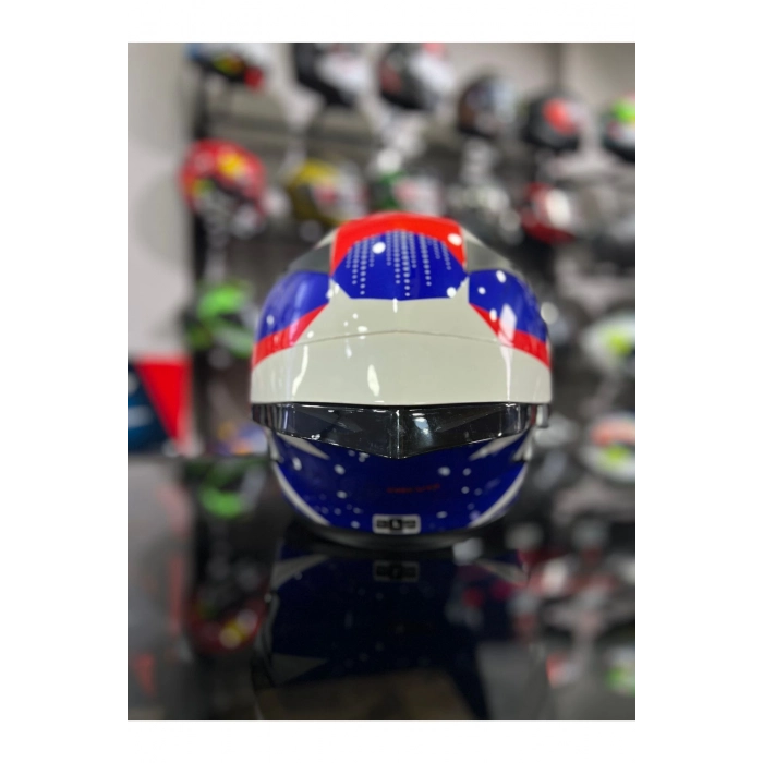 TT-REVO GEAR KIRMIZI MAVİ ŞEFFAF VİZÖRLÜ