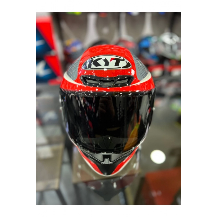 TT-REVO GEAR KIRMIZI SİYAH ŞEFFAF VİZÖRLÜ