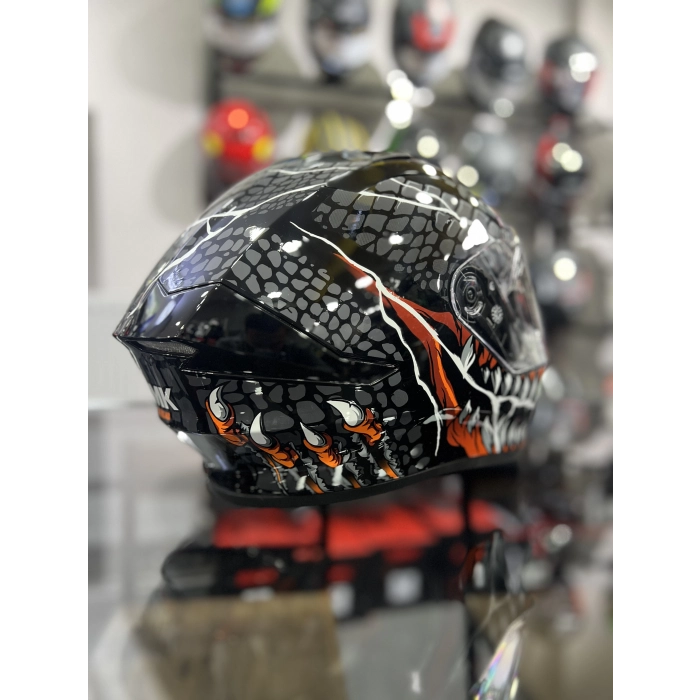 Stellar Turuncu Taoteı Kapalı Kask