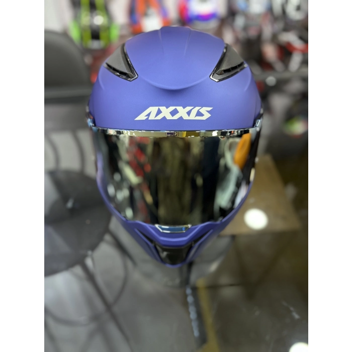 Panther Mat Lacivert İridyum Vizörlü (+1 Şeffaf Vizör)