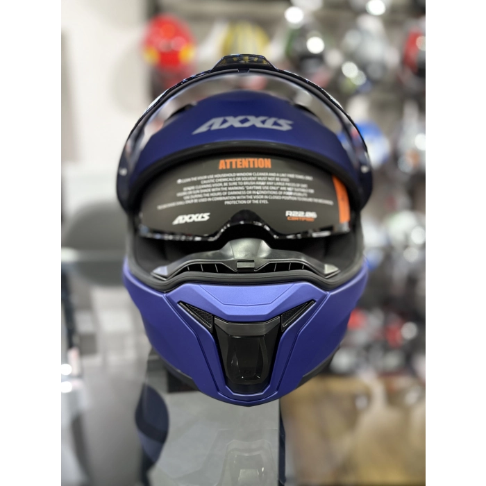 Panther Mat Lacivert İridyum Vizörlü (+1 Şeffaf Vizör)