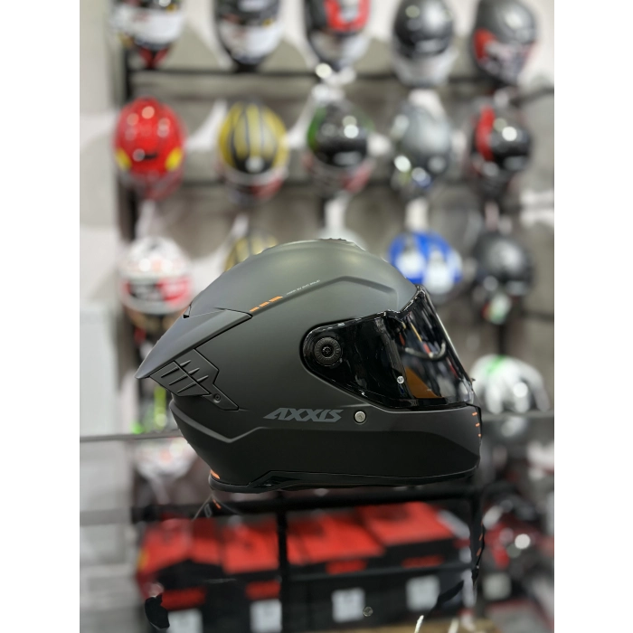 HAWK SV EVO MAT SİYAH ( ŞEFFAF VİZÖRLÜ )