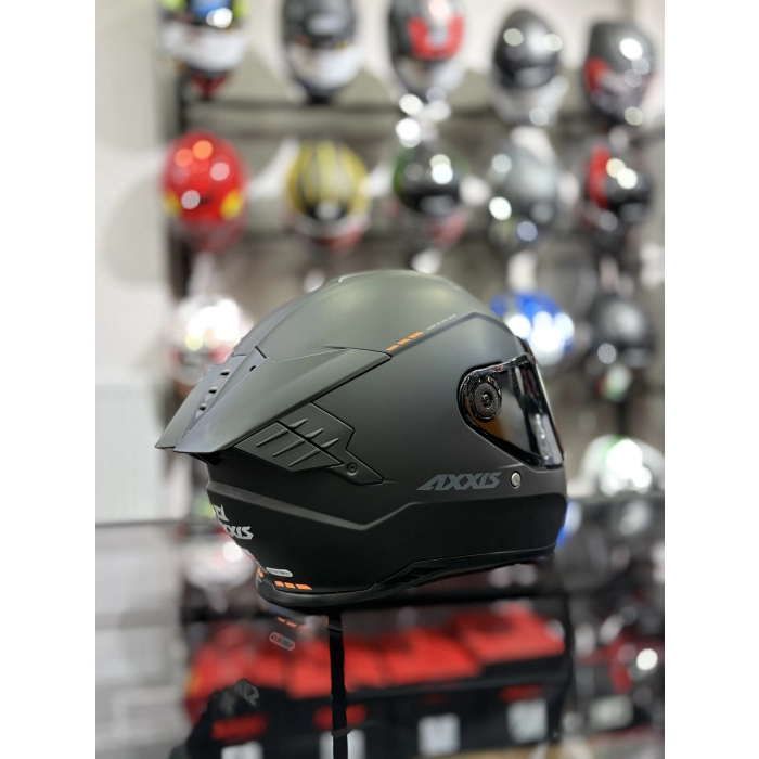 HAWK SV EVO MAT SİYAH ( ŞEFFAF VİZÖRLÜ )