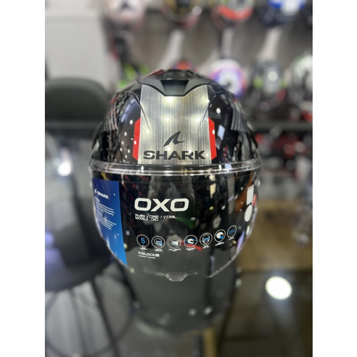 OXO SİYAH 180 ÇENE AÇILIR KASK