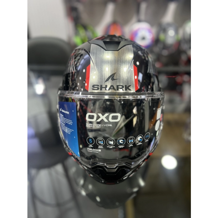 OXO SİYAH 180 ÇENE AÇILIR KASK