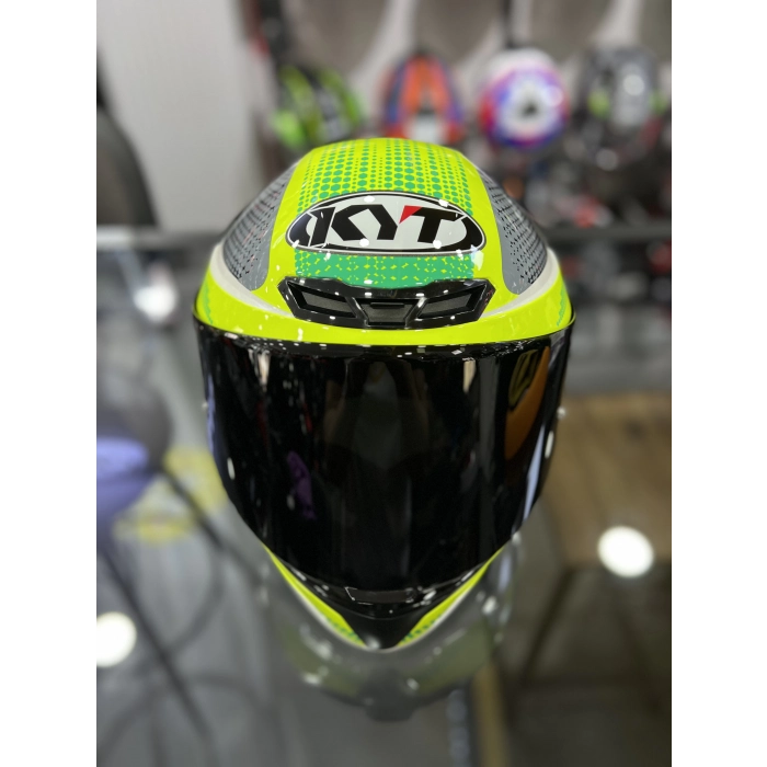 TT-Course Gear Kapalı Kask Siyah Vizörlü (+1 Şeffaf Vizör)