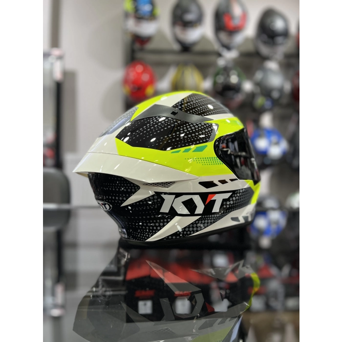 TT-Course Gear Kapalı Kask Siyah Vizörlü (+1 Şeffaf Vizör)
