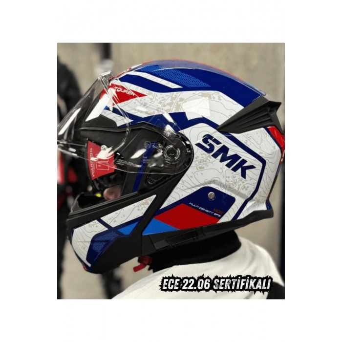 Gullwing Navigator Mavi Çene Açılır Kask (ECE 22.06) (Fit Kalıp)