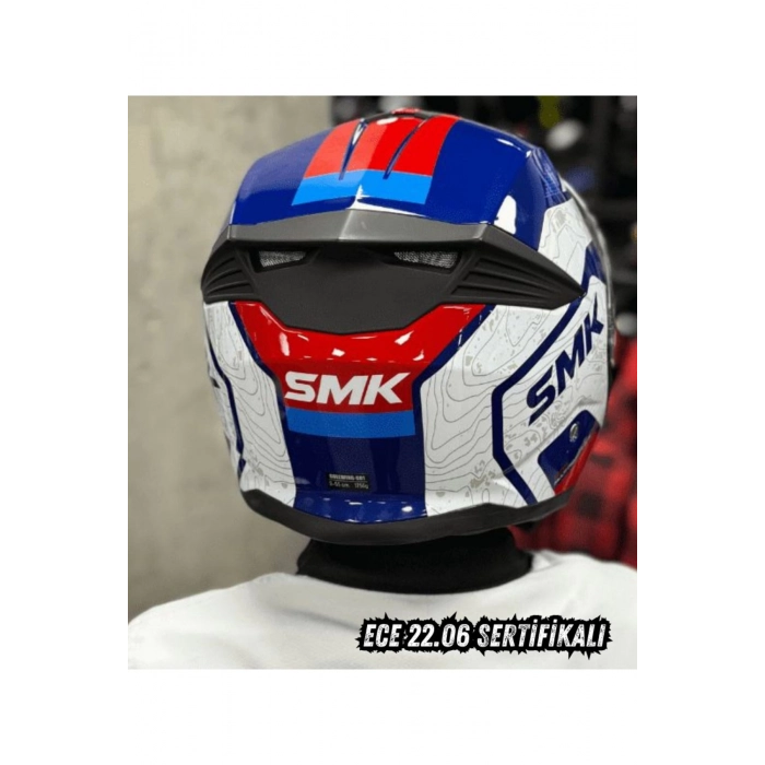 Gullwing Navigator Mavi Çene Açılır Kask (ECE 22.06) (Fit Kalıp)