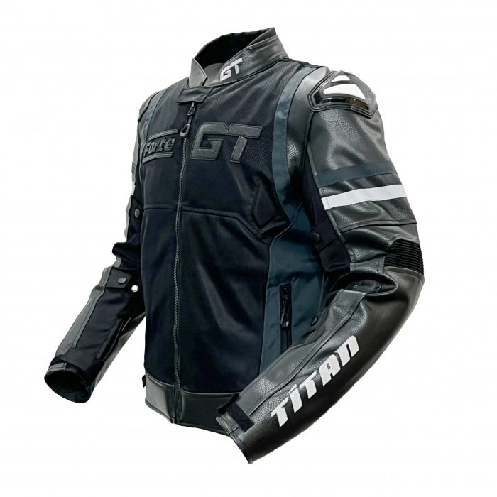 Titan Antrasit 4 Mevsim Hörgüçlü Motosiklet Montu - Motozilla