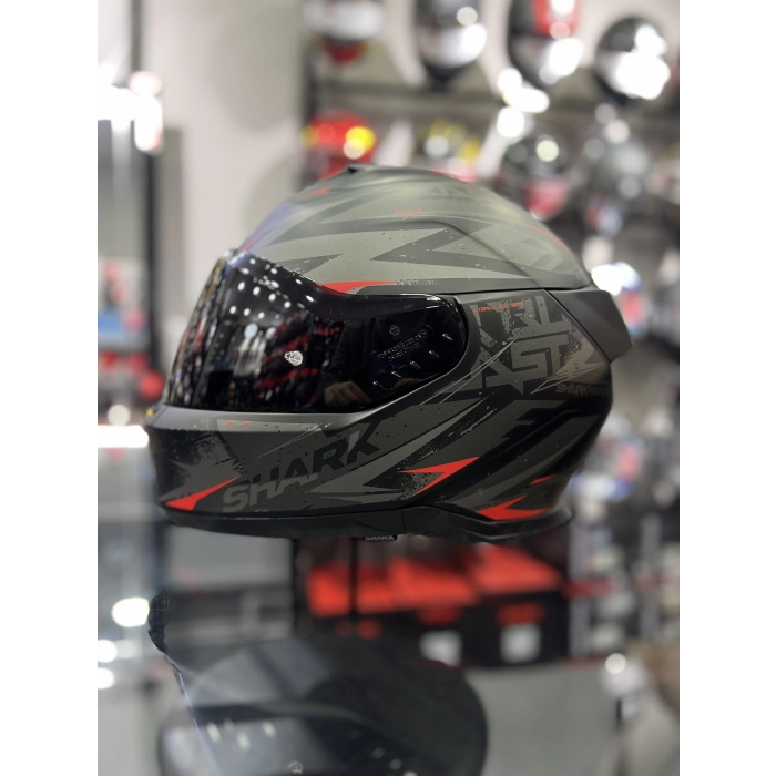 D-Skwal 3 Blast-R Kapalı Kask Şeffaf Vizörlü