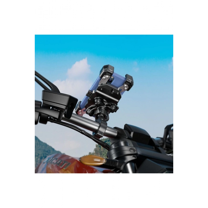 M11 4 Yastıklı Titreşim Modüllü Telefon Tutucu