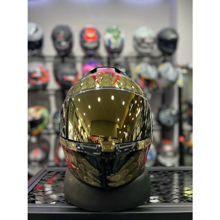 Skwal i3 Venum Ledli Kask (+1 Gold Vizör)