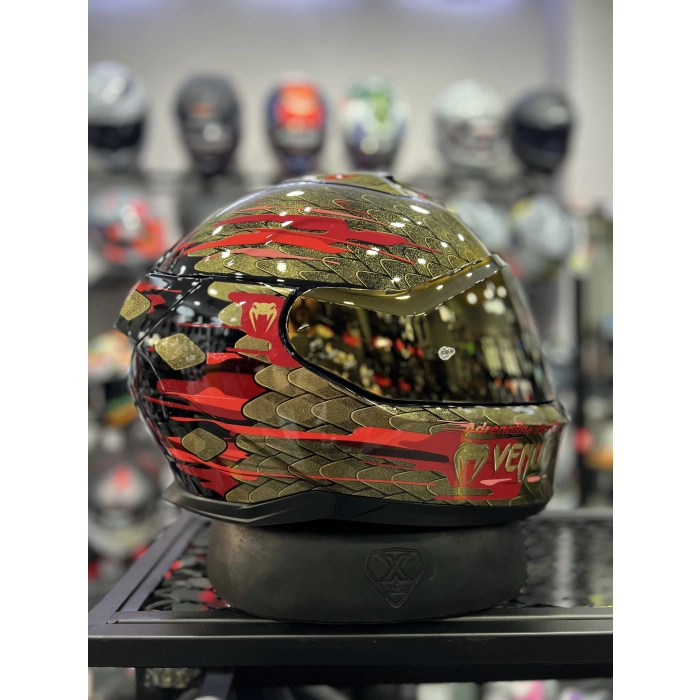 Skwal i3 Venum Ledli Kask (+1 Gold Vizör)