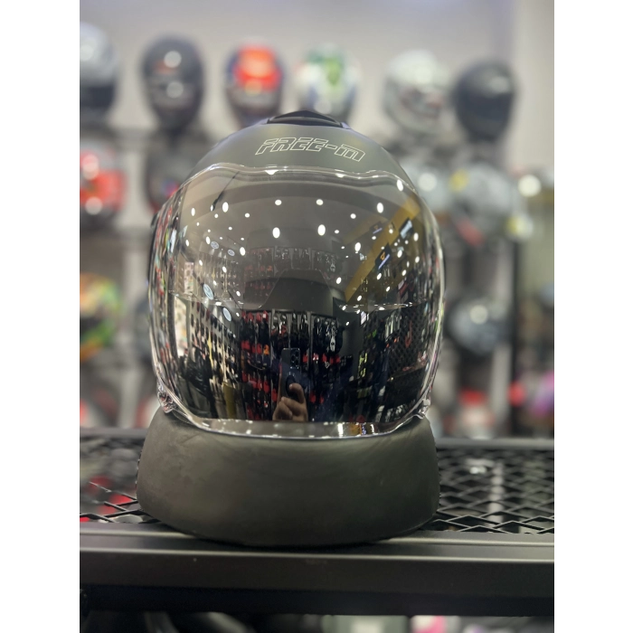 665 Mat Siyah Yarım Kask Güneş Vizörlü