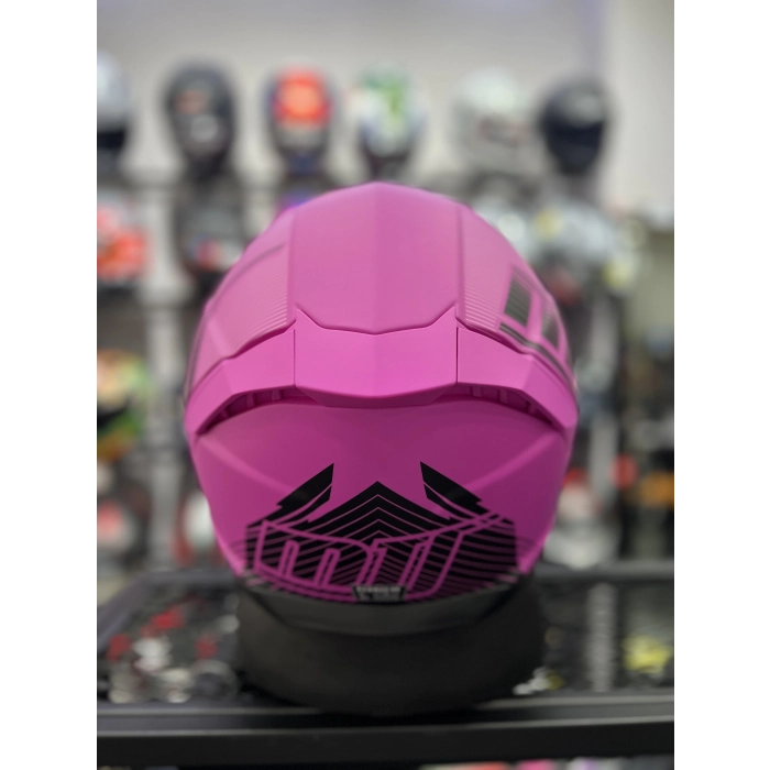 910 Fushia Lady Pembe Kask