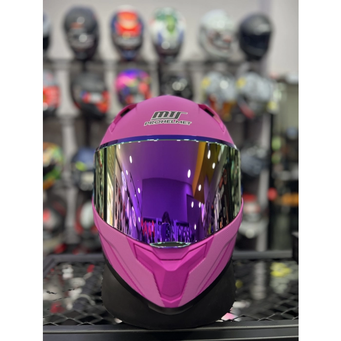910 Fushia Lady Pembe Kask