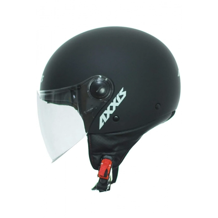 Square S Mat Siyah Yarım Kask