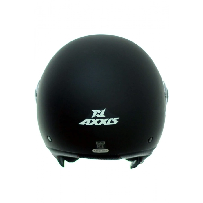 Square S Mat Siyah Yarım Kask