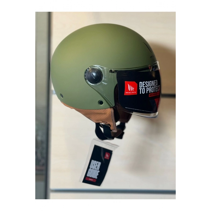 kask of501b street s solid a6 mat açık kask