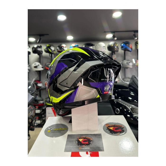 Helmets Thunder 4 Sv Valiant Parlak Motosiklet Kaskı