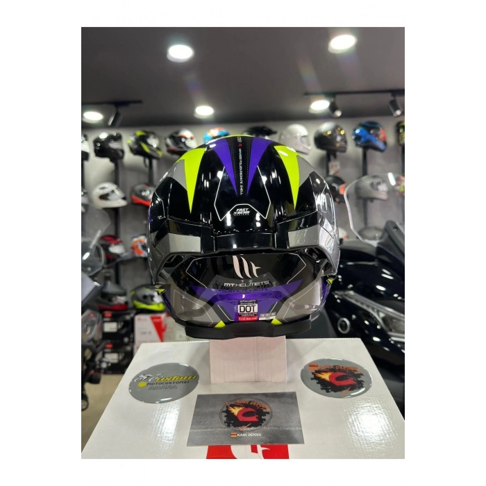 Helmets Thunder 4 Sv Valiant Parlak Motosiklet Kaskı