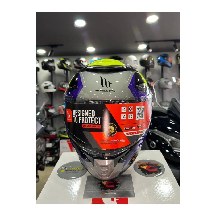 Helmets Thunder 4 Sv Valiant Parlak Motosiklet Kaskı