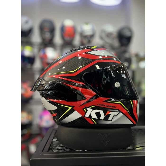 NZ-RACE CARBON KIRMIZI (+1 SİYAH VİZÖR)