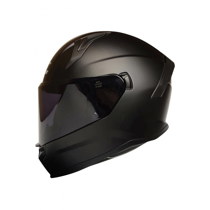 M-910 Full Face Kask MAT BLACK – Güneş Vizörlü, DOT/CE Onaylı, Intercom Uyumlu