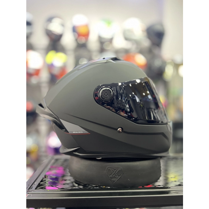 Helmets Braker Mat Siyah (Şeffaf Vİzörlü)