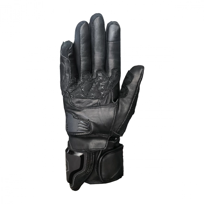 GL66 SİYAH DERİ YARIŞ ELDİVENİ