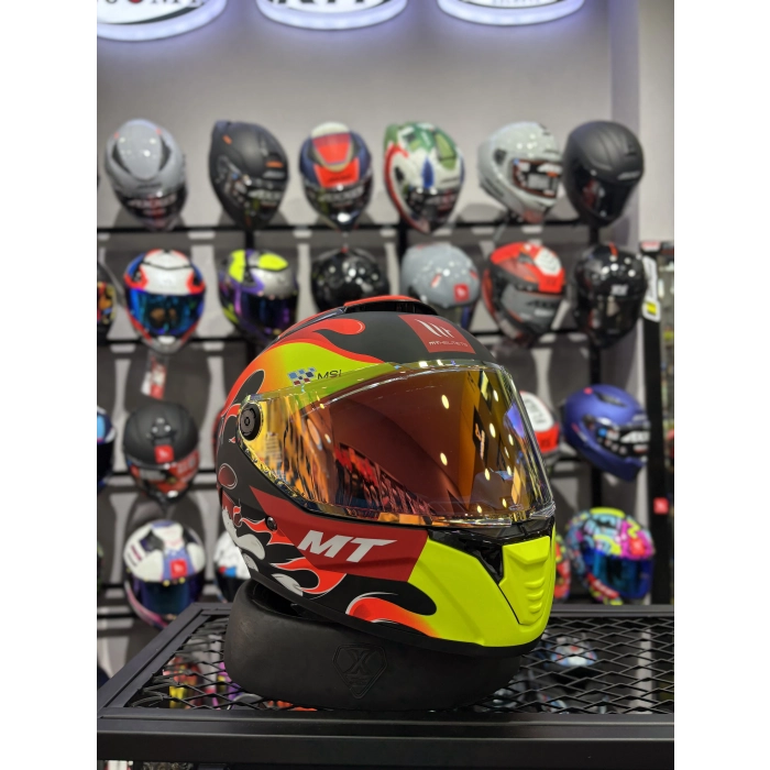 THUNDER MAT YAMANAKA KASK (ŞEFFAF VİZÖRLÜ)