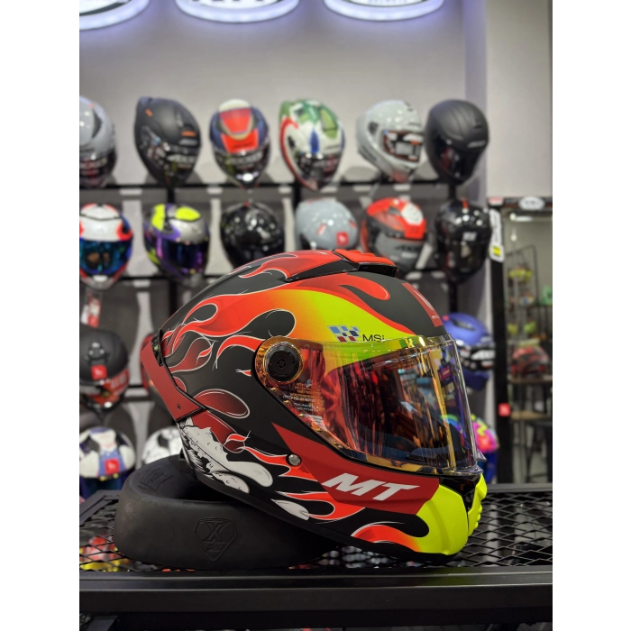 THUNDER MAT YAMANAKA KASK (ŞEFFAF VİZÖRLÜ)