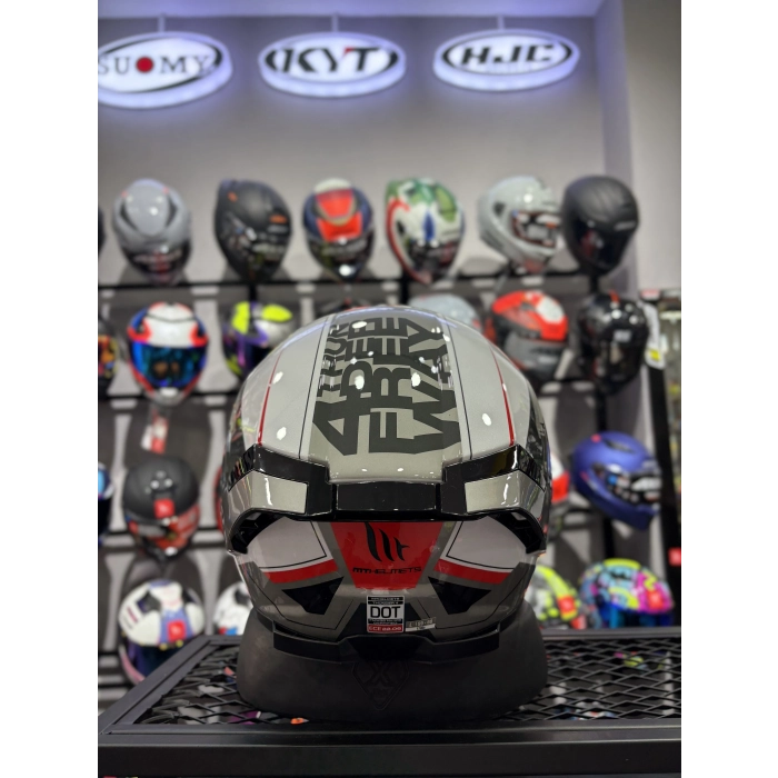 THUNDER 4 GLOSS FREEWAY KASK (ŞEFFAF VİZÖRLÜ)