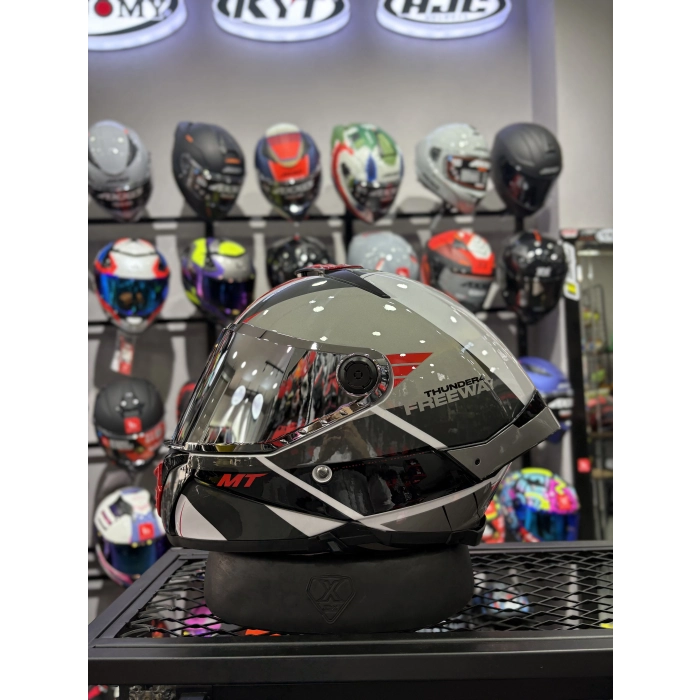 THUNDER 4 GLOSS FREEWAY KASK (ŞEFFAF VİZÖRLÜ)
