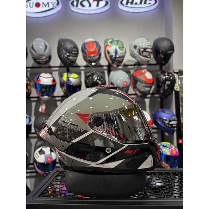 THUNDER 4 GLOSS FREEWAY KASK (ŞEFFAF VİZÖRLÜ)