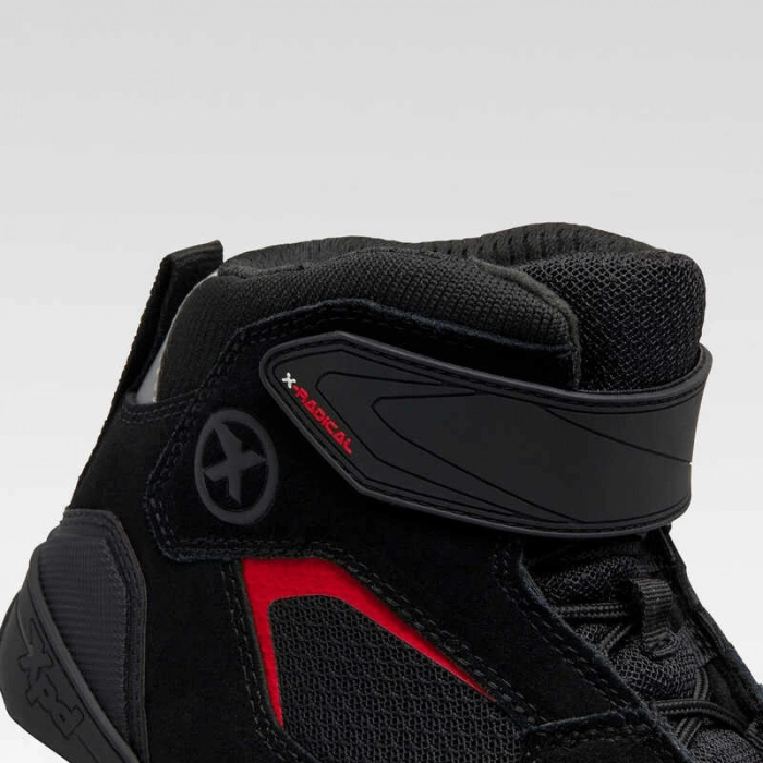 X-RADICAL SPOR BOT SİYAH - KIRMIZI
