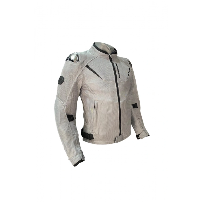 JK194 Korumalı Yazlık Motosiklet Montu Gri (YENİ SEZON)