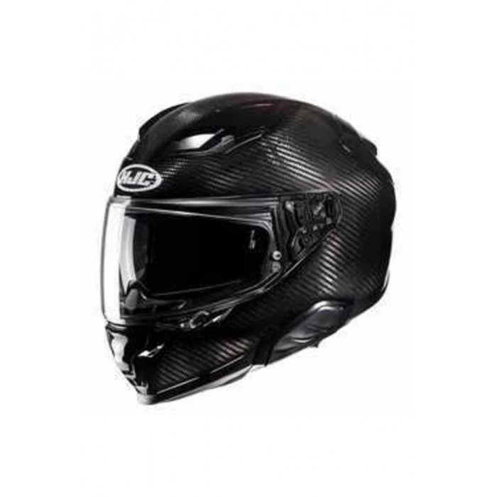 F71 Kask Karbon Siyah Şeffaf Vizörlü