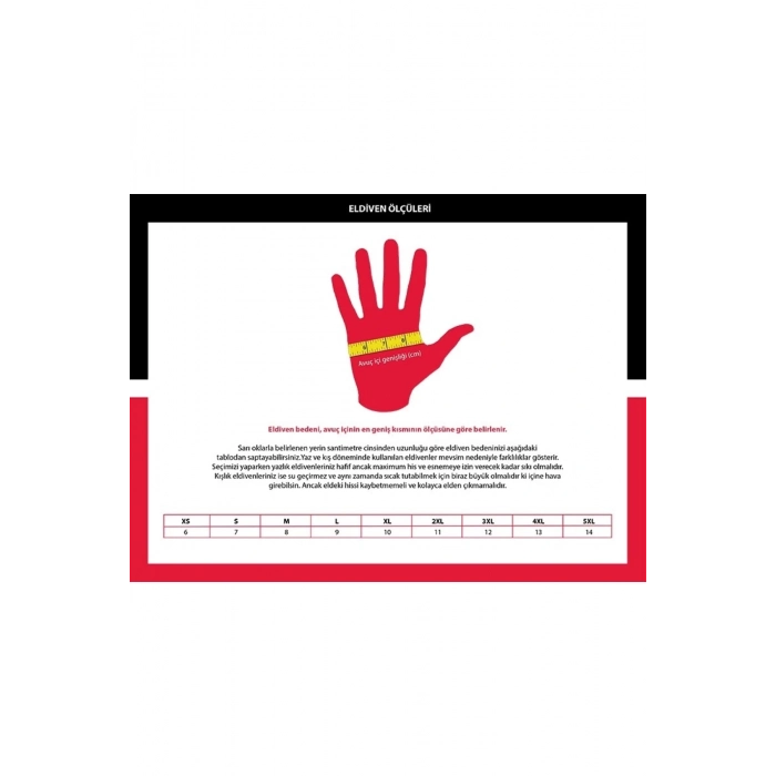 MC103 YAZLIK ELDİVEN KIRMIZI