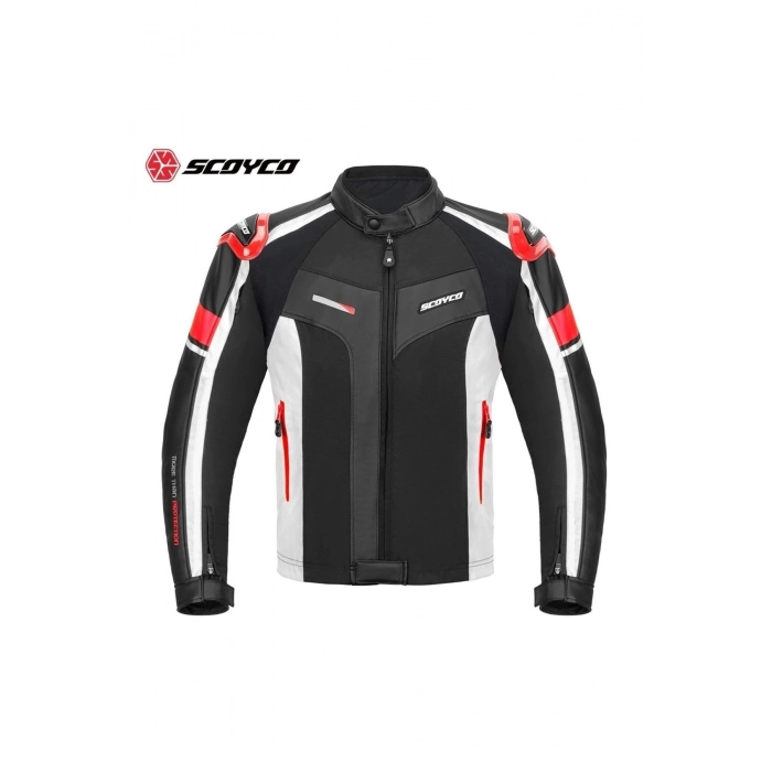 jk152- 4 mevsim mont (Kırmızı/Siyah)