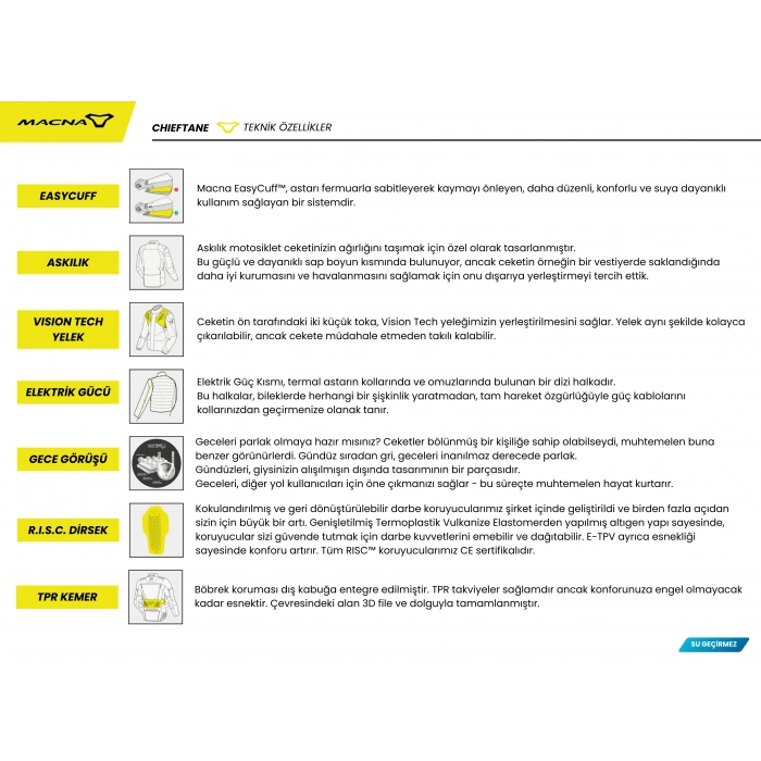 Macna Mont Chıeftane siyah DÖRT MEVSİM